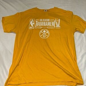 NBA In-Season Tournament Yellow T-Shirt